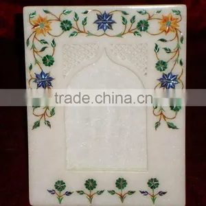 Pietra Dura Marble Picture Frame thumbnail-1