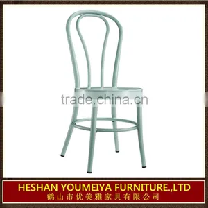 White Bistro Chair for Wedding White Outdoor Wedding Chairs YL1088 thumbnail-2