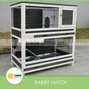 Wooden Rabbit Hutch thumbnail-1