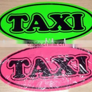 PVC Shinning Taxi Logo Adevertising Sticker thumbnail-1