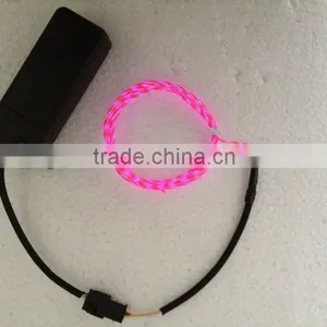 Innovative Chasing el Wire 1.2mm Pink 1meter+3V AA Battery Pack Inverter thumbnail-1