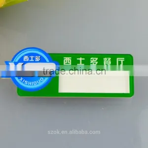 High Quality Preprinted Acrylic Name Tag Holder With Logo Fashionable thumbnail-1