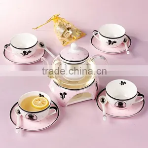 Good Quality Creative Customized Fancy Bone China Ceramics Tea Set thumbnail-1