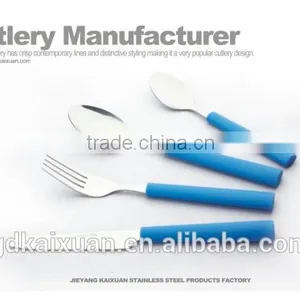 Factory Direct Sale Stainless Steel Plastic Handle Cutlery Set thumbnail-1