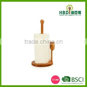 High Quality Bamboo Paper Towel Holder thumbnail-1