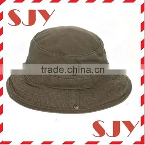 Wholesale Blank Mens Twill Bucket Hat With String thumbnail-2