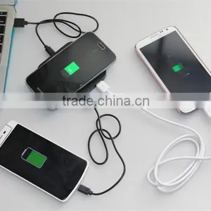 QI Wireless Mobile Phone Battery Charger With Two Usb Output thumbnail-3