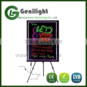 Acrylic Flashing Illuminated Erasable Neon LED Message Menu Sign Writing Board With Control Button thumbnail-6