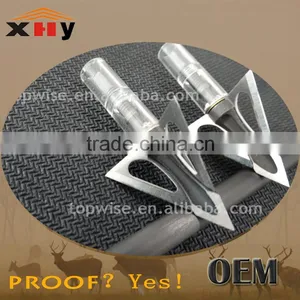 Custom 125 Grain Steel Archery Hunting Broadhead for Compound Bow Hunting thumbnail-1