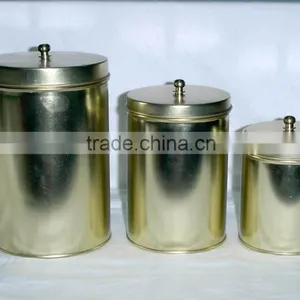 Tea Tin Canister Set, Christmas Canister Set thumbnail-1