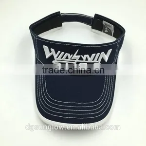 Wholesale 3D Embroidery Sun Protection Blue Golf Caps thumbnail-4