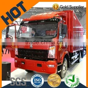 Sinotruk 160 HP EURO4 HOWO Van TRUCK/cargo Truck FOR SALE thumbnail-1