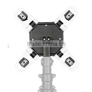 Factory Supply 4 in 1 Mount Adapter Speedlite Flash Umbrella Holder Light Stand Bracket thumbnail-3