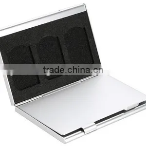 LYNCA Mini Aluminium Alloy Metal Storage Box for SD PSV TF CF Memory Card Case Holder Protecter Camera Accessary thumbnail-3