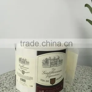 Guangzhou Manufacture Good Price Printing Wine Labels Self- Adhesive Stickers in Roll thumbnail-5