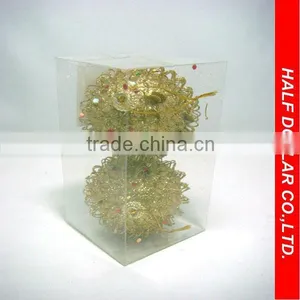 New Christmas Ornament , Christmas Decoration For Plastic Ball Hanging/Two Pure Balls Each Set thumbnail-1