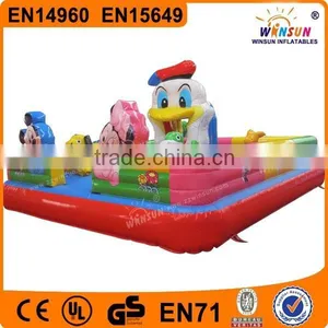 Cartoon Inflatable Fun City Used Children Commercial Indoor Playground Equipment thumbnail-2
