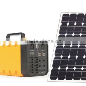 500W Most Popular Useful Solar Portable System for Home Lighting and Traveling With 4pc Superbright Led for MRD505 thumbnail-1