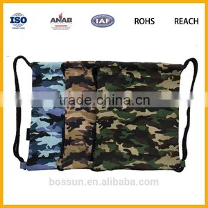 Promotional Custom Printed String Bag Sport Drawstring Bag for GYM thumbnail-3