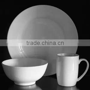 24pcs Bone China Dinnerware Sets Hotel Restaurant thumbnail-3