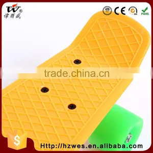 Aluminum Base ABS Deck Material OEM Fish Shape Skateboard thumbnail-2