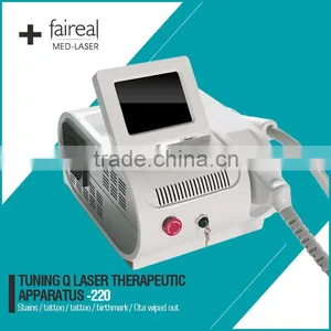 Long Pulsed Q Switch Nd Yag Laser Tattoo Removal Laser Equipment 1064nm And 532nm Wavelength Pigmentation/mole Removal Laser Q Switched Nd Yag Laser Tattoo Removal Machine thumbnail-1