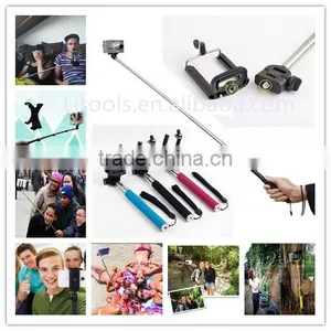 Hot Sale New Product Black Pink Blue Green Color Selfie Stick 2015 thumbnail-1