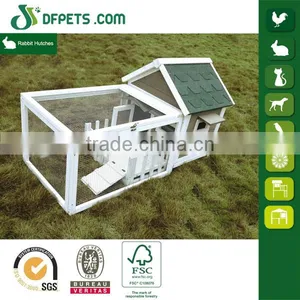 Hot Sale Galvanized Welded Rabbit Cage With Outdoor Run thumbnail-1