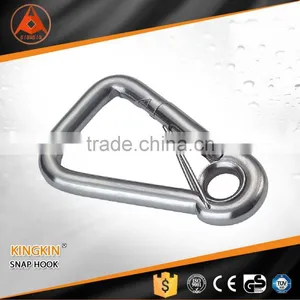 High Quality Triangle Shape Snap Hook Stainless Steel Snap Hook With Eye thumbnail-2