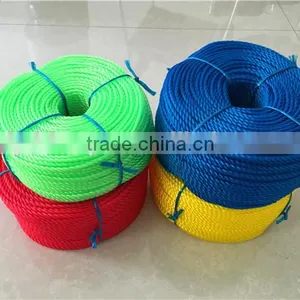 Colorful Braided 3 Or 4 Strand PP Polypropylene PE Rope Made In China thumbnail-3