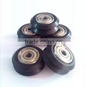 Mini V Wheel Linear Guide System Parts Small Plastic v Groove Pulley thumbnail-1