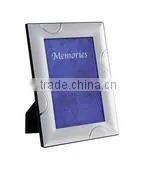 Two Tone Silver Plated Double Circle Design Metal Photo Frame Picture Frames thumbnail-1