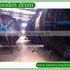 Chinese Wooden Drums for Tanning Leather Crocodile thumbnail-3