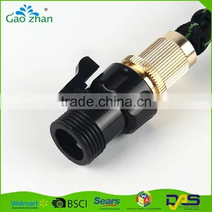 China Reputed Maufacturer1000D Dacron Material and 1/2'' Diameter Brass Fitting Garden Expandable Coil Hose thumbnail-4