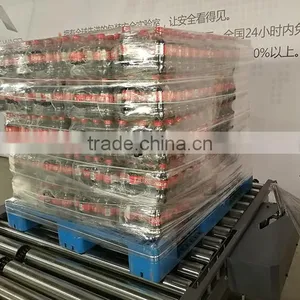 Online Fully Automatic Pallet Wrapping Machine With Cutting Clamping Film System thumbnail-3