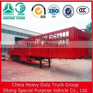 China Factory Cage Truck Trailer for Livestock Transporting thumbnail-1