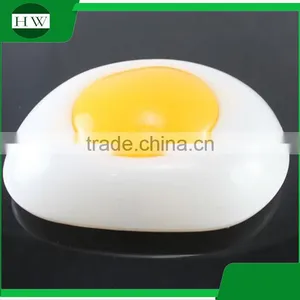 Plastic Mini Decorative Poached Fried Egg Battery Operated Sensor Led Study Reading Desk Table Touch Night Light Lamp thumbnail-4