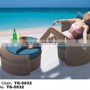 Rattan Used Patio Pool Lounge Chair thumbnail-1