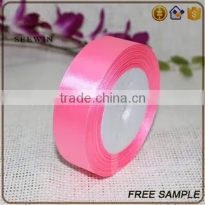 Wide Blue Red Green Yello Varies Color Glossy Wholesale Satin Ribbon Craft thumbnail-2