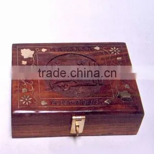 Holy Qur'an Box, Holy Book Holder, Book Holder Box, Wooden Qur'an Box, thumbnail-1