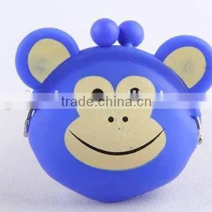 Monkey Design Silicone Purse/ Coin Purse thumbnail-2