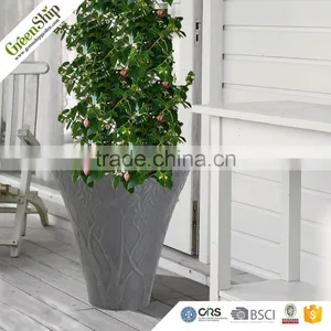 10T30 Series Biodegradable Outdoor Decorative Plastic Flower Pot/Planter/ 10 Years Lifetime thumbnail-6