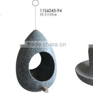 Sandstone Bird Water Feeder Garden Ornament thumbnail-1