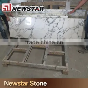 Newstars Stone Kitchen Prefab Marble Arabescato White Countertop thumbnail-3