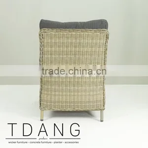 Hanna Wicker Sofa Middle - New Design Wicker Garden Sofa thumbnail-4