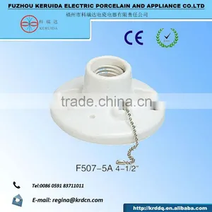 E27 Porcelain Switch and Socket Lampholder thumbnail-5