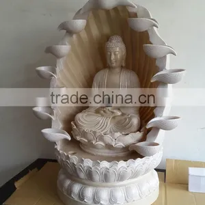 Water Fountain Led Buddha Statue Decorations Polyresin thumbnail-4