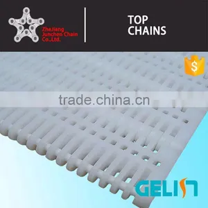 T-2000 Side Flexing Plastic Modular Flush Grid Conveyor Belt thumbnail-6