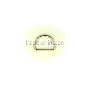 Nickel Finish Metal D Ring / Metal Hardware Ring / Steel Rings thumbnail-3