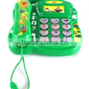 Icti Audited Phone Telephone &Battery Operated Electronic Learning Toy Phone With Flashing Lights Music Animal Sounds Ringtones thumbnail-3